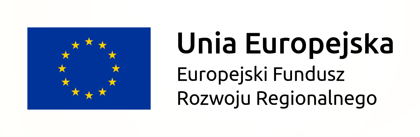 Logo Unii Europejskiej. Europejski Fundusz Rozwoju Regionalnego